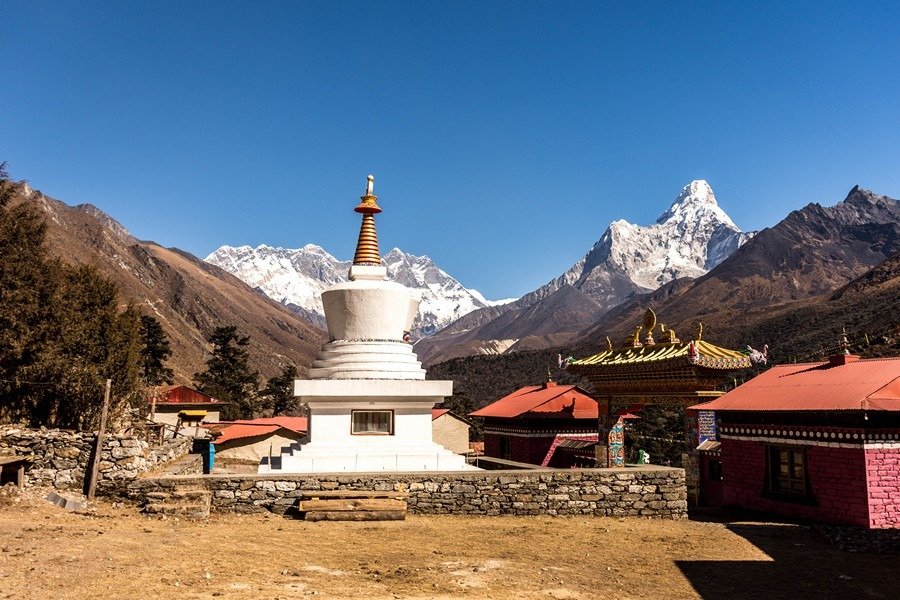 View from Tengboche Monastery