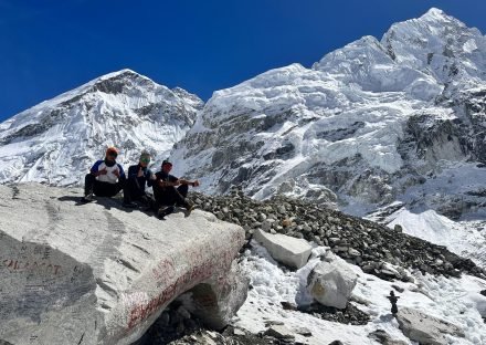At Everest Base Camp