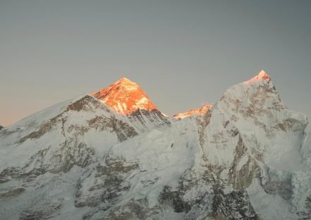 mt Everest Sun Set View