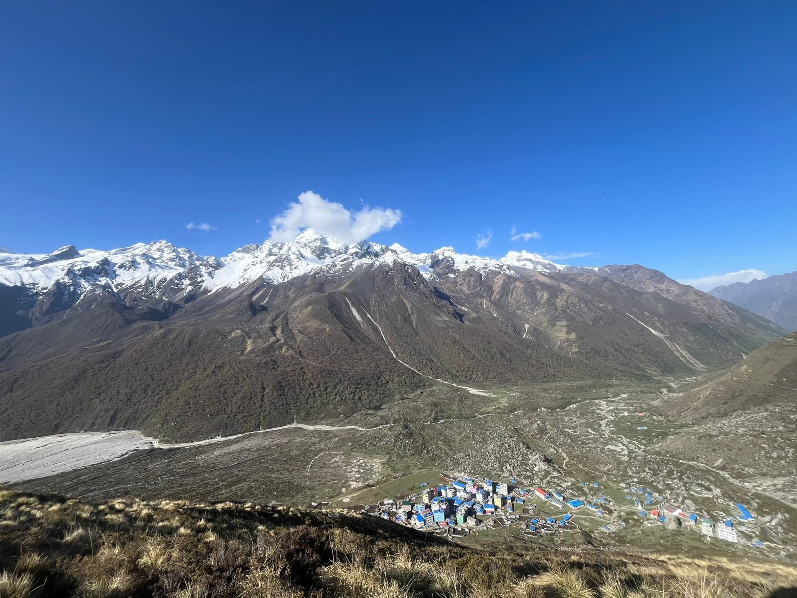 Kyajin Ri View Point During the Langtang Trek